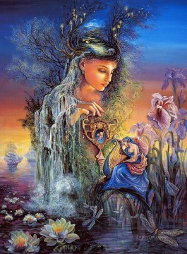 JW goddesses undine Fantasy Oil Paintings